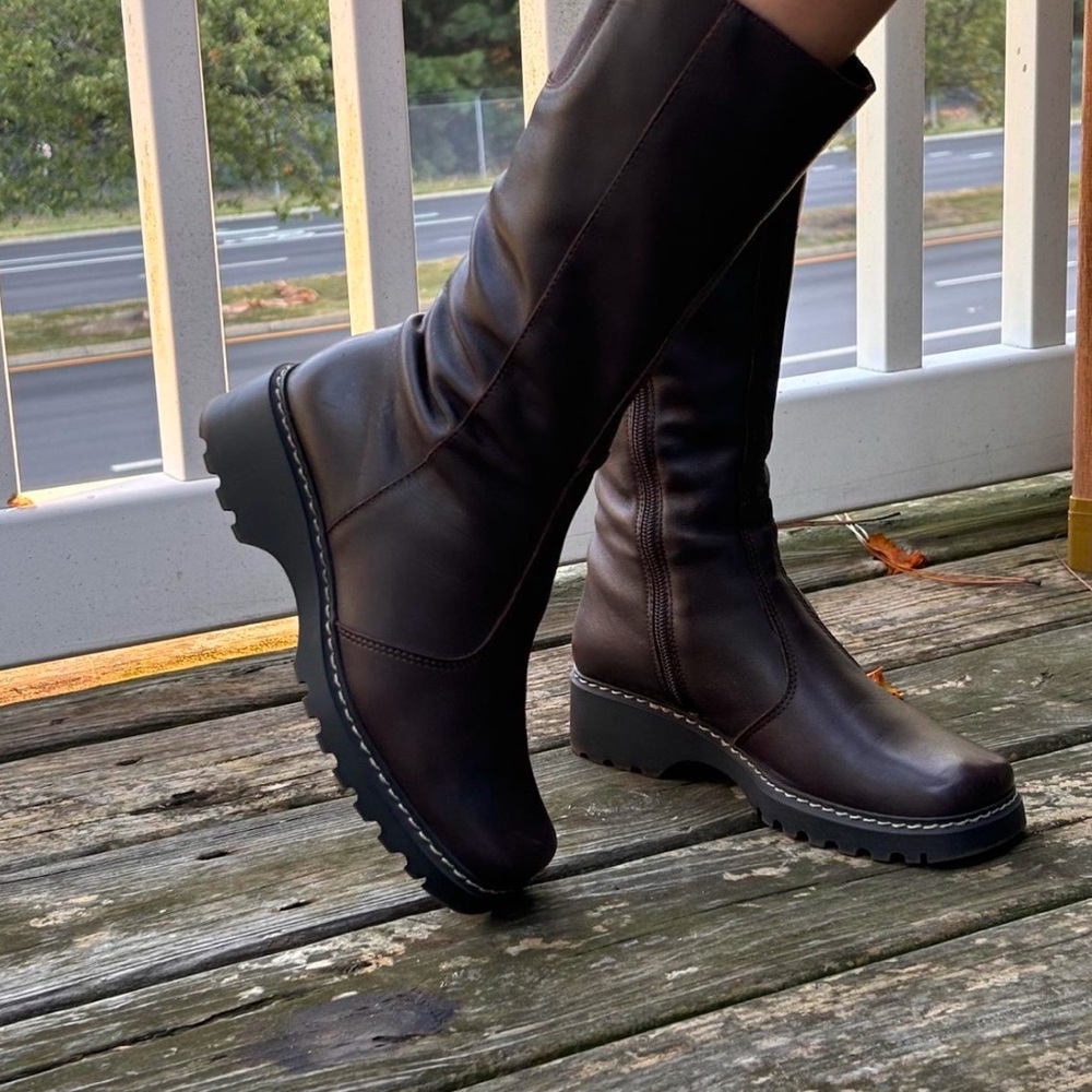 Women's Brown Leather Boots